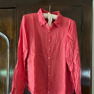 CP Shades Red Shirt Top Sz S